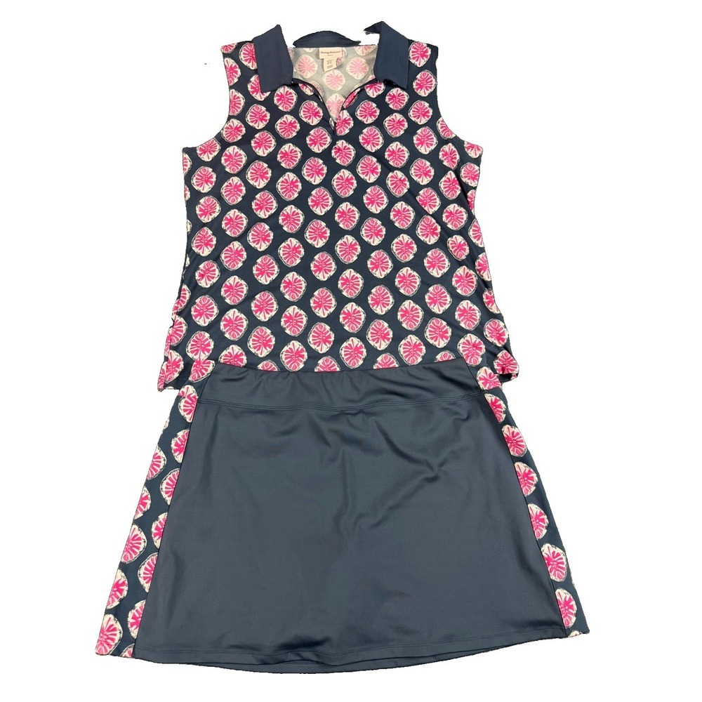 Tommy Bahama Active Women's Skirt Skort Top Shirt Set Size XL Golf Tennis Floral